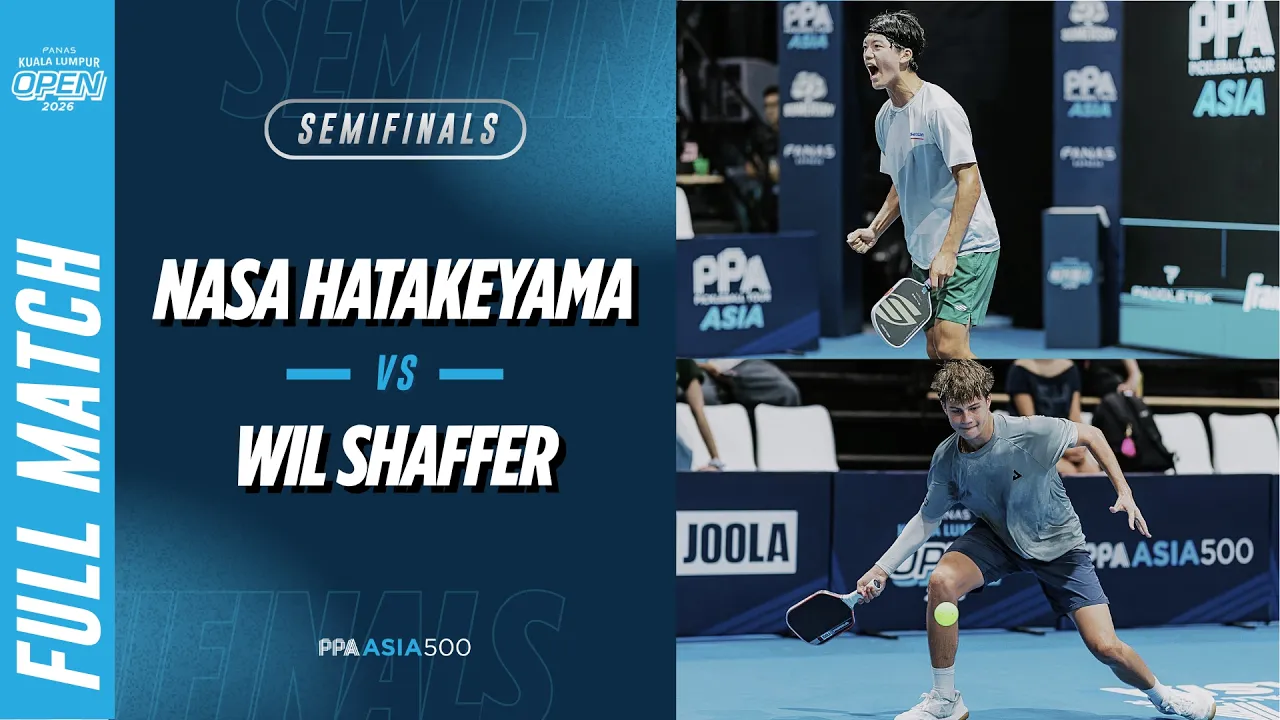 Nasa Hatakeyama vs Wil Shaffer - Men's Singles Semifinals | Panas Kuala Lumpur Open 2026