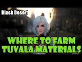 Black Desert Where to Farm Time Filled Black Stones Refined Magical Black Stones and Tuvala Ore