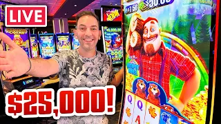 Spinning 25k Winning OVER 16 000 LIVE