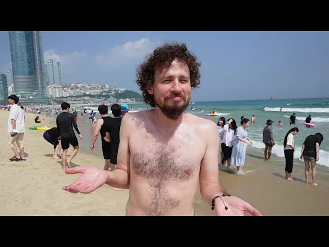 Download MP3 ¿Por qué los coreanos usan ropa en la playa? | BUSAN 🏝🇰🇷