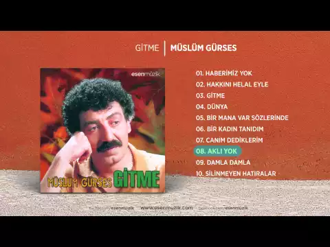 Download MP3 Müslüm Gürses - Aklı Yok (Official Audio)