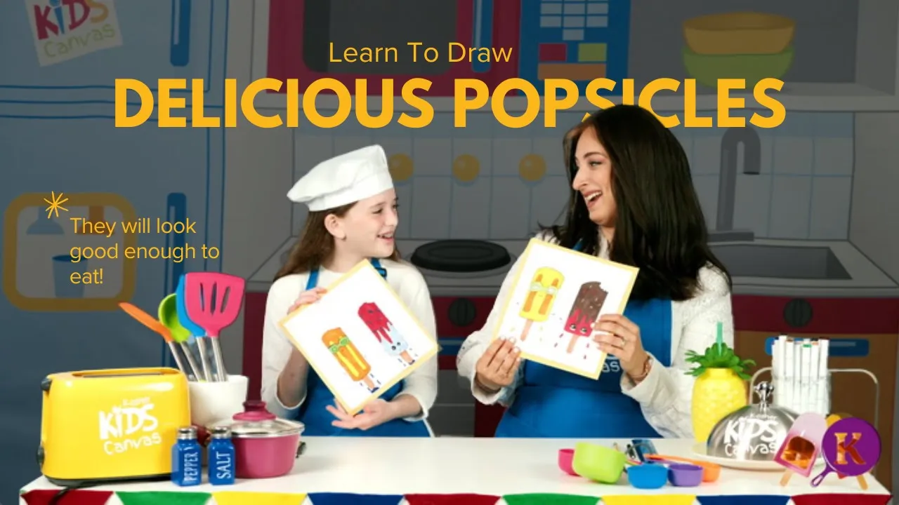 Learn How To Draw A Popsicle   FREE Drawing Lessons For Kids