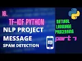 Giving Tf-Idf Score in Python Spam Detection Project nlp Tutorial 16