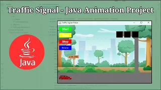 Create a Traffic Signal Animation in Java Java Swing Project with Source Code