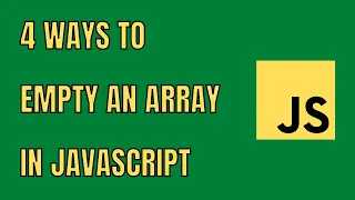Best Methods To Empty or Clear an Array in JavaScript HowToCodeSchool com