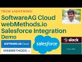 SoftwareAG Cloud webMethods io Integration Salesforce Integration Slack Create Account
