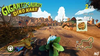 Gigantosaurus: Dino Kart - Challenge Mode Activated - Racing With Bill Gameplay