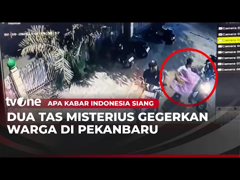 Dua Tas Diduga Bom Ditinggalkan di Area Masjid Pekanbaru