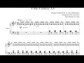 Veiled in Black (Piano Solo by Ivan Linn) [sheet music] ~ Final Fantasy XV #finalfantasyxv