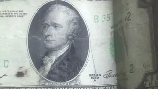 Series 1950A 10 bill found in circulation