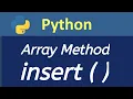 insert Method Python in Hindi