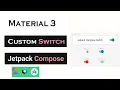 Create Custom Switch Button Jetpack in Compose Android Studio