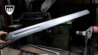 Forging the Munich executioners sword, part 1, forging and heat treatment