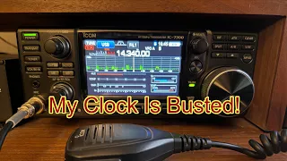 ICOM IC-7300 - Times Up On The Battery