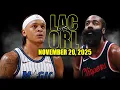 Lagu Los Angeles Clippers vs Orlando Magic Full Game Highlights - November 20, 2025 | NBA Season