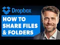 How To Share Files and Folders With Dropbox Full 2025 Guide