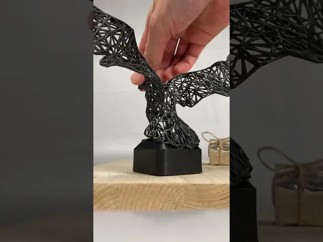 Raven on Base Grid Art Design - Pre-Supported  video thumbnail