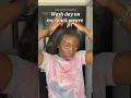 How I maintain my two month old quick weave