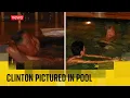 Epstein files Bill Clinton and Ghislaine Maxwell pictured in a pool