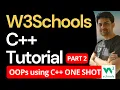 W3Schools C Tutorial ONE SHOT PART 2 Object Oriented Programming OOPs using C Tutorial CIC211