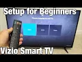 Vizio Smart TV How to Setup for Beginners step by step