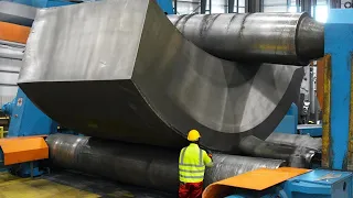 Largest Automatic Rolling Plate Bending Equipment - Heavy Duty Spiral Pipe Fabrication & Production