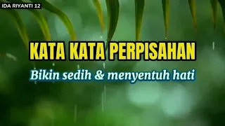 kata kata perpisahan menyentuh hati