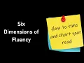 How to time and chart fluency reads digitally