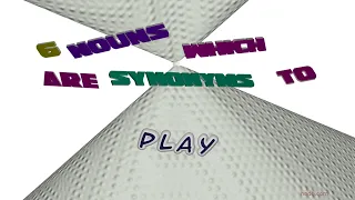 play - 6 nouns which are synonyms to play sentence examples