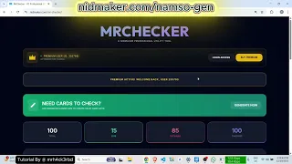 CC gen cc checker premium user namso gen mr checker