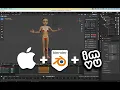 How to make an Animated Avatar Pose for IMVU on MacBook using Blender