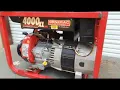 Generac 4000XL Gasoline Powered Generator SN9643