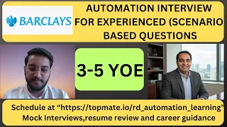 Automation Testing Interview Experience Real-Time QA SDET Interview Preparation 2026