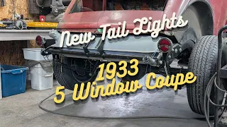 Installing Model A Tail Lights on the 33 Coupe Finishing the Exhaust System