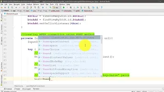 Android Tutorial Part 3 Accessing Web Service Using HTTP POST Method
