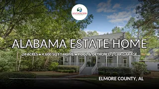 Private Alabama Estate - 4 600 Sq Ft Home on 24 Acres