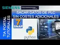 Data logging with snap7 and python SIEMENS PLC conectivity