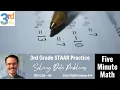 3rd Grade STAAR Practice Solving Data Problems 3 8B -