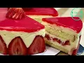 STRAWBERRY RECIPE🍰 EASY STRAWBERRY CAKE🍓 WITH SUBTITLES
