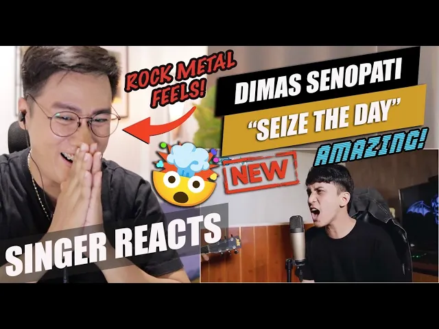 Download MP3 Dimas Senopati - Avenged Sevenfold - Seize The Day (Acoustic Cover) | SINGER REACTION