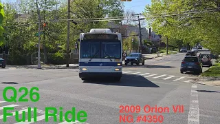NYCT Q26 Full Length from Fresh Meadows to Flushing
