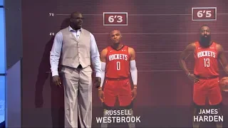 Shaq compares himself to James Harden Westbrook l Inside the NBA