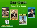 Barry Bonds Rookie Card Values for December 2025 - Baseball Rookie Card Price Update