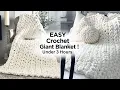 2 Easy Methods To Crochet A Cozy Chunky Blanket