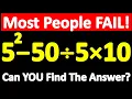 This Easy Math Question Is Fooling 90 of People Can You Solve It