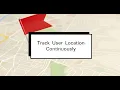 How to track user location continuously using foreground service in android