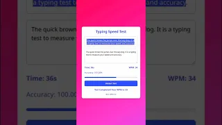 Build a Typing Speed Test with HTML CSS JavaScript WebCraft Devs