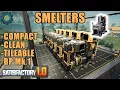 Early Game Smelters Blueprint - Compact Clean Tileable