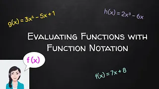 Evaluate Functions Using Function Notation