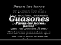 Pasan las horas - Guasones (letra)